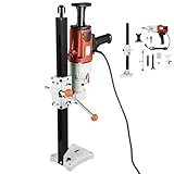 2200W Kernbohrgerät Kernbohrmaschine | 1200RPM Betonbohrer Diamant Kernbohrer | Einstellbar Höhe Handhold Kernlochbohrmaschine | Nass- und Trockeneinsatz Bohren | Betonbohrgerät für Stahlbeton