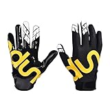 Baseball-Handschuhe, Fußballhandschuhe, Sporthandschuhe, atmungsaktiv, Vollfinger-Handschuh, Baseball-Zubehör für Männer und Frauen