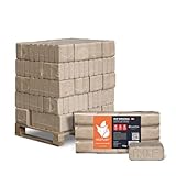 HEIZFUXX Holzbriketts Ruf Original Red 10kg x 30 Gebinde 300kg 1 Palette Hartholzbriketts Kaminbriketts Ofenbriketts Brennholz Brikett Gluthalter Briketts Paligo