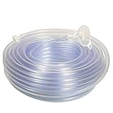 as - Schwabe Schlauch-Wasserwaage 15 m – Schlauch-Waage aus PVC, glasklar 8 x 1,5 mm – Schlauch-Nivelliergerät inklusive Trichter & zwei Stöpseln – Ideal zum Ausfinden der gleichen Höhe,12710