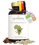 BIO Teufelskralle Kapseln – Hochdosiert mit 700 mg – 180 Kapseln – Harpagophytum Procumbens – Gelenkgesundheit & natürliche Unterstützung I Kapsel Teufelskralle Fair Trade