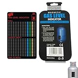 Xiciki 2 Stück Magnetische Gasflaschen Füllstandsanzeige, Füllstandsanzeige Gasflasche, Gas Füllstandsanzeige für Propan-Gas, Butan Gasflaschen Gaskocher, Gasanzeiger