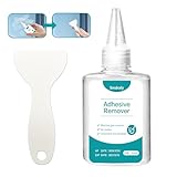 Adhesive Remover,klebereste Entferner,Etiketten Entferner,Kleber Entferner,Aufkleber Entferner,KKleberentferner,lebstoffentferner Mit Schaber,Entfernt Schnell Hartnäckige Klebereste,Etiketten(60ML)