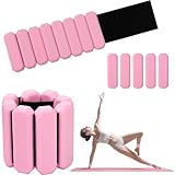 Omtofo Verstellbare Handgelenkbeschwerer, Handgelenkgewichte Knöchelgewichte Set 2er, Gewichtsmanschetten Handgelenk Gewichte Ankle Weights Für Yoga, Tanz, Barre, Pilates, Cardio, Aerobic, Walking