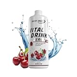 Best Body Nutrition Vital Drink ZEROP® - Kirsche, Original Getränkekonzentrat - Sirup - zuckerfrei, 1:80 ergibt 80 Liter Fertiggetränk, 1000 ml