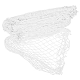 Mikikit Isolationsnetz balkon schutznetz sicherheitsnetz Haustier Schutznetz Spielplatz Schutznetz Treppenschutznetz Gartenspalier dekoratives Bildschirmpanel Zaunschutznetz Nylon Weiß