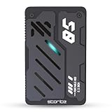 Storite Externe Festplatte 1 TB USB 3.0 Leichte Datensicherungs- und Speicherfestplatte Tragbare Gaming-Festplatte Speichererweiterungsfestplatte für Spiele Laptop PC Mac Desktop