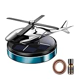Solarbetriebener Helikopter, rotierend, für Auto, Lufterfrischer, Aromatherapie, Solarenergie, Innendekoration, sonnengetriebenes Auto | Solai Duftspender mit Energie