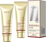 2 Stück Anti-Falten-Creme Mit Goldenem Kollagen – Anti-Aging-Faltencreme Mit Goldenem Kollagen, Festigende Goldkollagencreme, Für Das Gesicht Für Ein Strahlendes Und Strafferes Aussehen,50g*2