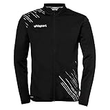 uhlsport Herren Score 26 Classic Jacke Sport Fußball Trainingsjacke Sweatshirt Sweatjacke, Schwarz/Weiß, L EU