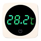 Longzhuo Aquarium-Thermometer 0,1 ℃ Hochgenaues Touch- und Schlafmodus-LED-Digital-Aquarium-Thermometer