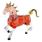 Weinkaraffe zur Dekoration, 1000 ml, dekorativer Spender in Tierform – Spirituosenkaraffe – für kleine Freunde, Paare, Bourbon-Liebhaber, Dekoration von Bar zu Hause