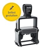 Trodat Professional 5204 Stempel - 56 x 26 mm - bis zu 5 Zeilen - Wunschtext + Logo personalisieren - selbstfärbend - Firmenstempel - Adressstempel - online gestalten (56 x 26 mm | Professional 5204)