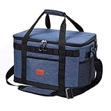 Kühlrucksack,Groß Isolierte Kühltasche,25L Wasserdichten Kühltasche Rucksack,Lunch Bag,Ultraleicht Rucksäcke,Picknicktasche,Thermotasche,Große Kapazität für Strand,Camping, BBQ (Marine)