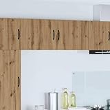 Qnhdfrt Küchenwandschrank Artisan-Eiche 50x31x40 cm Holzwerkstoff mit Tür und Regal Modernes Design Stabile Holzspanplatte für Küche Esszimmer Flur