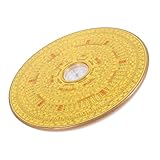 Anneome Tragbarer Chinesischer Feng Shui Kompass Langlebiger Legierung Präzise Richtungsanzeige Handgefertigtes Retro Design Sammlerstück und Dekoration für Camping Wandern und Zuhause