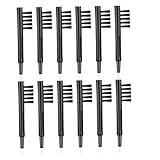 CIYODO 12 Stück Teiliges Hörgeräte reinigungsbürsten Kunststoff Effektives Reinigungstool für Hörverstärker Komfortabel Tragbar Entfernung von Ohrenschmalz und Lüftungsschlauch Geeignet