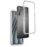 REY Transparent Silikonhülle TPU für HTC U20 5G, Handyhülle Premium Kratzfest TPU Durchsichtige Schutzhülle, Ultradünne 0,33 mm
