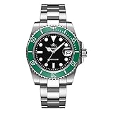 ADDIESDIVE Herren analog Uhren Quarz Uhr 20bar wasserdichte Edelstahl Armbanduhr Herren Großes Leuchtende
