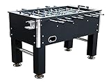 L.A. Sports Premium Kicker Table 5“ Kickertisch Stabiler Tischfußball schwarz verchromte Spielstangen