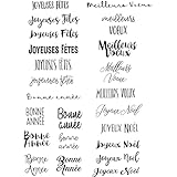 Transparenter französischer Stempel für Scrapbooking, Kartenherstellung, Album, Dekoration, Zubehör