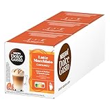 NESCAFÉ DOLCE GUSTO Latte Macchiato Caramel Kaffeekapseln 3er Pack (3 x 16 Kapseln)