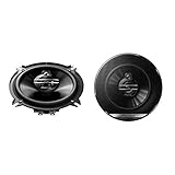 Pioneer TS-G1330F 13 cm 3-Weg-Koaxiallautsprecher Set mit 2 Lautsprechern (je 250 W max., 35 W Sinus), kraftvoller Klang, hoher Wirkungsgrad, 44 mm Einbautiefe, 121 mm Einbauausschnitt, mit Gitter