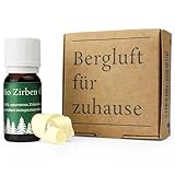Zirbenöl 10ml - 100% naturreines Zirbelkieferöl - Zirben Öl - Zirben Raumduft - angenehmer Waldduft Aromaöl - Zirbelkiefer Öl (1)