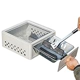 tragbarer Grill - Grill Portable, Charcoal Grille Desk | Campinggrill, Tischgrill mit erweiterbarem Holzkohlebecken, Weihrauchgrill