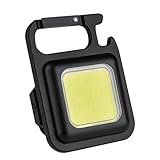 TFA Dostmann Mini LED Arbeitsleuchte COB, 43.2040, Inspektionsleuchte, tragbar, magnetische Werkstattlampe, Outdoor, inkl Flaschenöffner, für Reparaturen, Auto, Outdoor geeignet, schwarz