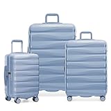 Traveler's Choice Edinburgh II Hardside Spinner Gepäck mit TSA-Schloss, Blau, 25' Medium, Traveler's Choice Edinburgh II Hartschalen-Trolley mit TSA-Schloss