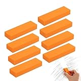 8pcs Edelstahl -Kratzerentferner, wiederverwendbarer Edelstahl -Kratzer für Küchengeschirr, Tiefenreinigungsspüle Fleckenentferner, Mehrzweckgummi -Rostreinigungsgummi für die Küche zu Hause