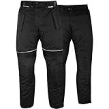 GermanWear® Motorradhose Cordura Textilhose, Schwarz, Größe:56