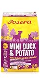 Josera Mini Duck & Potato getreidefreies Komplett-Trockenfutter für Spielzeugrassen und kleine Hunde (10kg)