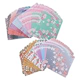 CIMAXIC 480 Blatt Origami Bindepapier weißes Papier Druckerpapier Briefpapier Pergamentpapier Bastelpapier selber machen beidseitig faltbares Papier DIY liefert bunte DIY faltpapiere