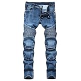 Motorradhose für Herren, Motocross-Hose, Ohne Reißverschluss, 33 W