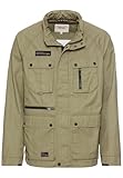 camel active Herren Fieldjacket aus Reiner Baumwolle Dunkelgrün, menswear-58