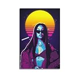 DJZZLLH Poster mit Sänger-Latto-Motiv, dekoratives Gemälde, Leinwand, Wandposter und Kunstdruck, moderne Familienschlafzimmer-Dekoration, Poster, 40 x 60 cm