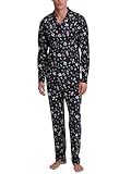 CALIDA Family & Friends Pyjama, durchgeknöpft Herren, warme Baumwollqualität