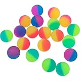 20 Stück Bunt Gummiball, 25mm Flummies für Kinder,Springball Gummiball Hüpfball für Kinder Mitgebsel Kindergeburtstag,Geeignet für Kindergeschenk Werbegeschenke oder Event Party Souvenirs