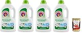 Chanteclair Lavatrice Weißer Moschus Detersivo Liquido - Flüssigwaschmittel für die Waschmaschine - Waschmittel Formel mit Entfetter 28 Wäschen 4x 1260ml + Italian Gourmet polpa 400g