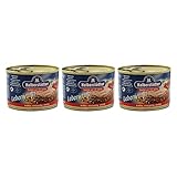 3er Pack Halberstädter Leberwurst (3 x 160 g) Leberwurst in der Dose, Konserve, Wurstkonserve, Konservendose