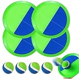 Klettballspiel für Kinder Klettball, Klettballspiel Wurfspiel Wasserdicht Ball, Strandspielzeug, Klettspiel Wurf Spiel, Familie Outdoor Spiele, Draußen Strand Spielzeug 3 4 5 6 Jahre Kinder Geschenke