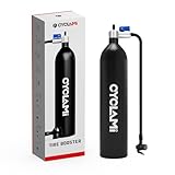 CYCLAMI Tubeless Reifen Booster Inflator 1.3 Liter für Rennräder und Mountainbikes mit AV/FV