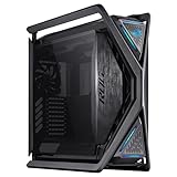 ASUS ROG Hyperion GR701 BTF Edition E-ATX Gaming Gehäuse (unterstützt Mainboards mit versteckten Anschlüssen, 420 mm Dual-Radiator-Unterstützung, 4X 140 mm-Lüfter, ARGB-Lüfter-Hub, 60W-Schnellladung)