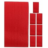 MAGICLULU 8 verstellbare Kapitänsarmbänder: Elastische Teamleiterarmbänder – Anti-Rutsch-Sportarmbänder für Fußball Basketball- und Jugendmannschaftskapitäne (rot)