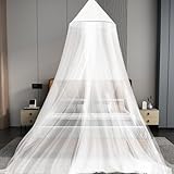 Moskitonetz Bett für Doppelbett Einzelbett 60×250×900cm Bett Mosquito Netz Moskitonetz für Doppelbett Einzelbett Hochwertiges Feinmaschiges Betthimmel Moskitonetz Reise für Zuhause und Indoor Outdoor