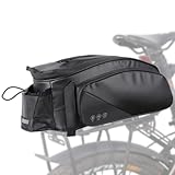 SPORHOURS Fahrradtaschen für gepäckträger, Reflektierend Gepäckträgertasche, Wasserdicht Hinter Gepäcktasche, Pannier Rücksitztasche mit Schultergurt