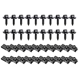 SEAYACK 8 Mm Bolzen Und U Nussklemme Set Für Automobilkörperplatten Befestigung Kohlenstoffstahl Allgemeine LKW Zubehör Karosserie Befestigungselemente