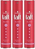 3x Schwarzkopf Taft Haarlack Glanz Haltegrad 5 Haarstyling, Haarspray für alle Haartypen, strahlender Glanz und Gloss Finish, vegane Formel* 250ml (3er Pack)